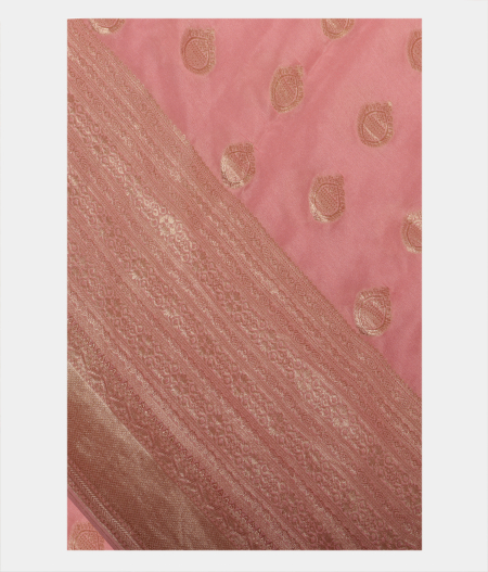 Pink Georgette Silk Saree T219290-image