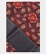 Purple Tussar Printed Saree T2165181