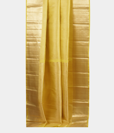 Greenish Yellow Handwoven Kanjivaram Silk Saree T2053302