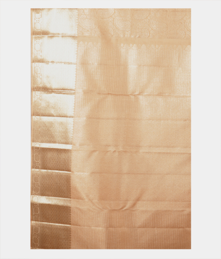 Beige Handwoven Kanjivaram Silk Saree T2053534