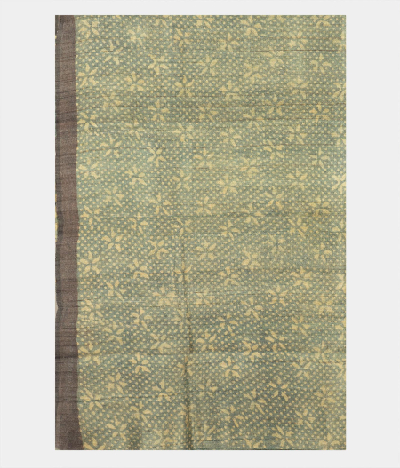 Beige Tussar Printed Saree T2165413