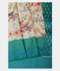 Light Blue Ikat Silk Saree T2186062