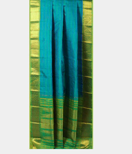 Light Blue Handwoven Kanjivaram Silk Saree T2178682
