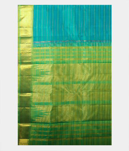 Light Blue Handwoven Kanjivaram Silk Saree T2178684