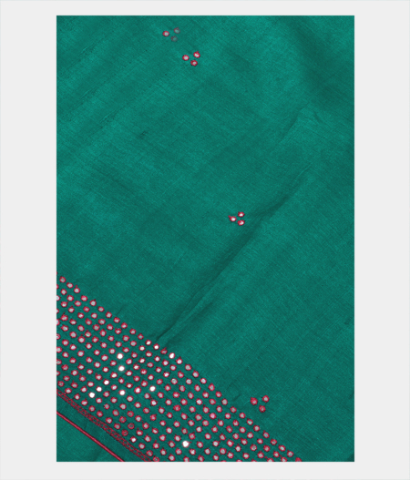 Green Tussar Embroidery Saree T199134-image