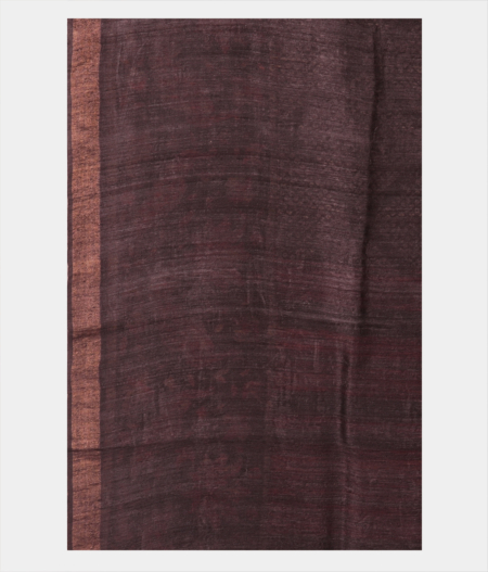 Black Tussar Printed Saree T990213