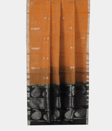 Yellow Silk Cotton Saree T2086082