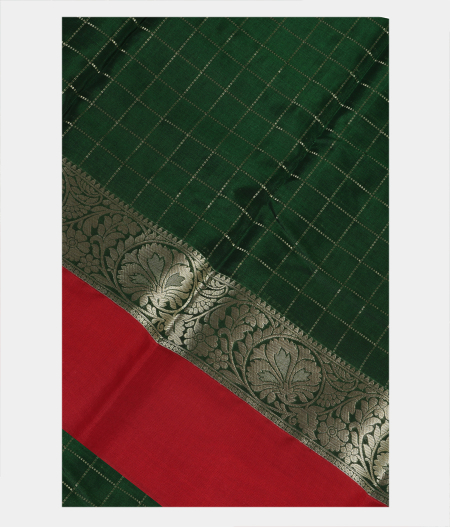 Green Silk Cotton Saree T199805-image