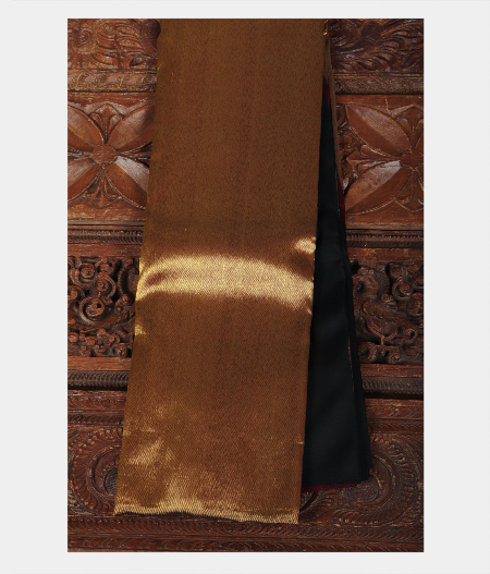 Black Handwoven Kanjivaram Silk Saree T212824-image