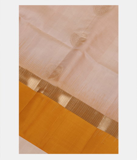 Cream Soft Silk Saree T212062-image