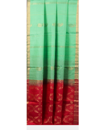 Light Green Soft Silk Saree T1999372