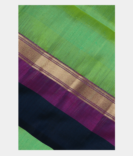 Green Soft Silk Saree T141018-image