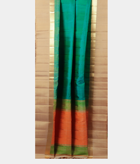 Green Soft Silk Saree T2120722