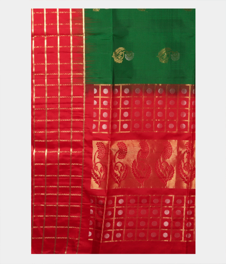 Green Soft Silk Saree T2100514