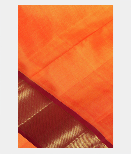 Orange Handwoven Kanjivaram Silk Saree T219527-image
