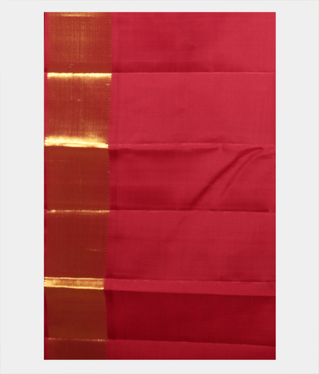 Orange Handwoven Kanjivaram Silk Saree T2195273