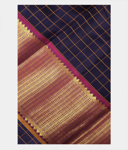 Purple Handwoven Kanjivaram Silk Saree T212841-image