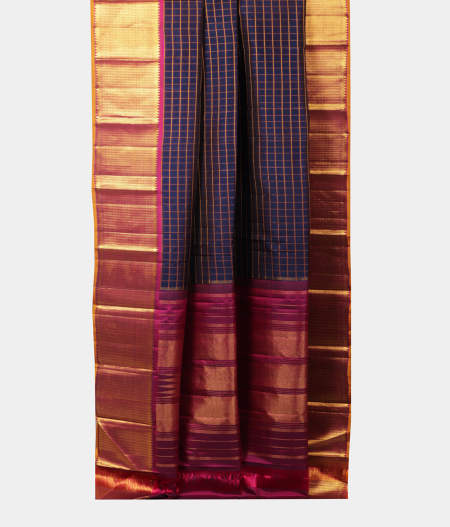 Purple Handwoven Kanjivaram Silk Saree T2128412