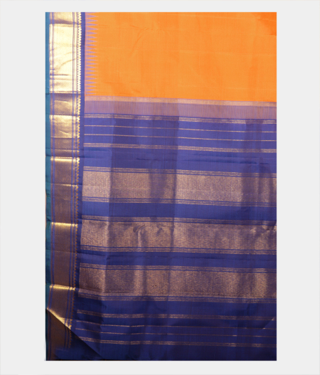 Yellow Handwoven Kanjivaram Silk Saree T2181644