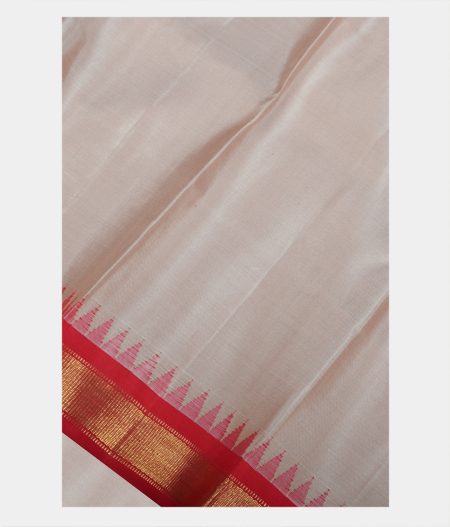 Beige Handwoven Kanjivaram Silk Saree T210276-image