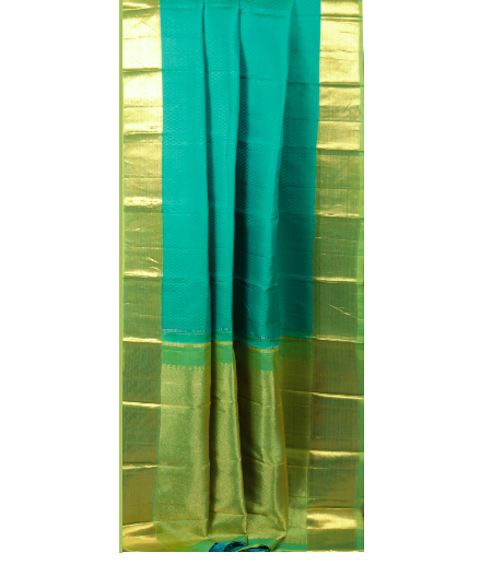Light Blue Handwoven Kanjivaram Silk Saree T1927502