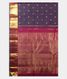 Peacock Blue Handwoven Kanjivaram Silk Saree T2120164
