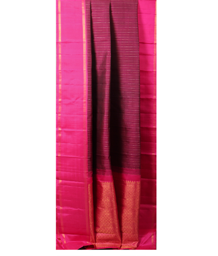 Purple Handwoven Kanjivaram Silk Saree T2180872