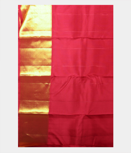 Red Handwoven Kanjivaram Silk Saree T1926533
