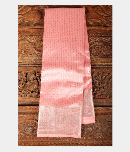 Light Peach Handwoven Kanjivaram Silk Saree T213931-image