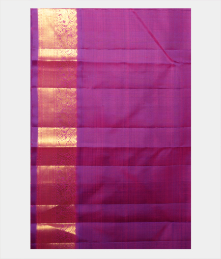 Yellowish Green Handwoven Kanjivaram Silk Saree T2194283