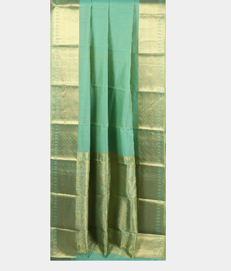 Light Blue Silk Cotton Saree NG16542