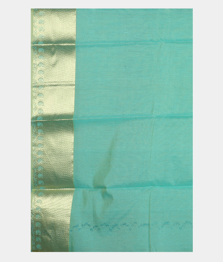 Light Blue Silk Cotton Saree NG16543