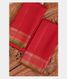 Red Handwoven Kanjivaram Silk Dhoti and Vastharam T2122911