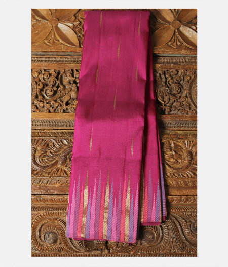Purple Handwoven Kanjivaram Silk Saree T219354-image