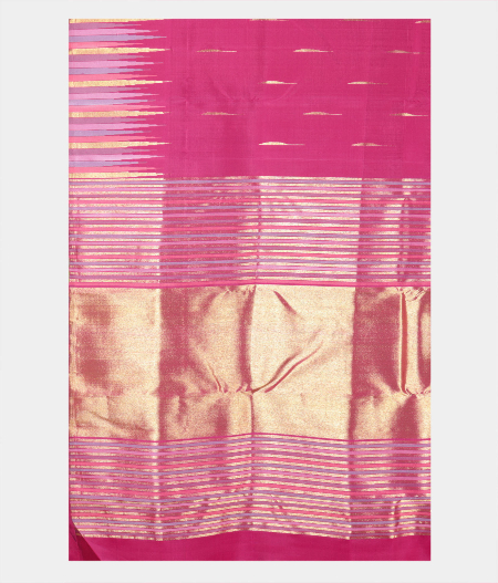 Purple Handwoven Kanjivaram Silk Saree T2193544