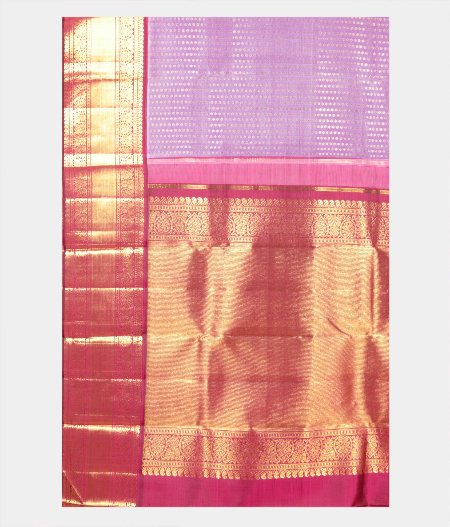Lavender Handwoven Kanjivaram Silk Saree T2180244