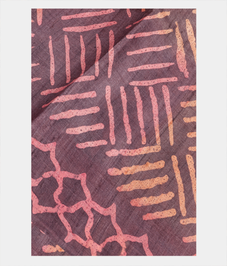 Brownish Grey Tussar Printed Saree T220265-image