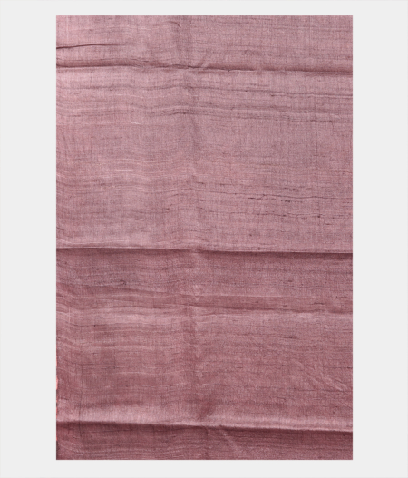 Brownish Grey Tussar Printed Saree T2202653