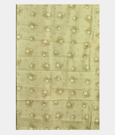 Green Kora Organza Printed Saree  T2183793