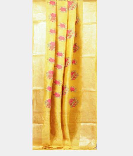yellow-linen-embroidery-saree-t220034-t220034-b
