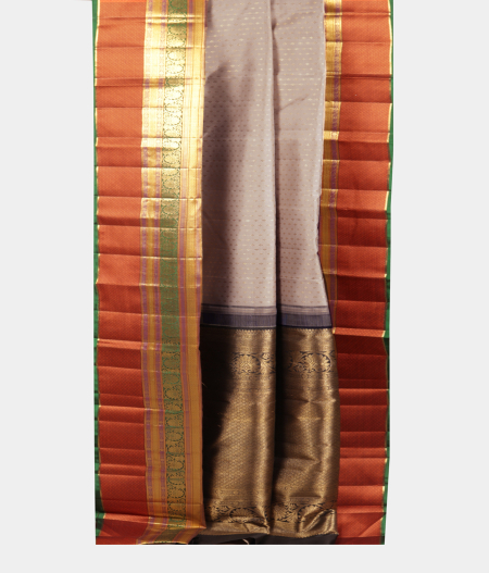 Grey Handwoven Kanjivaram Silk Saree T2179662