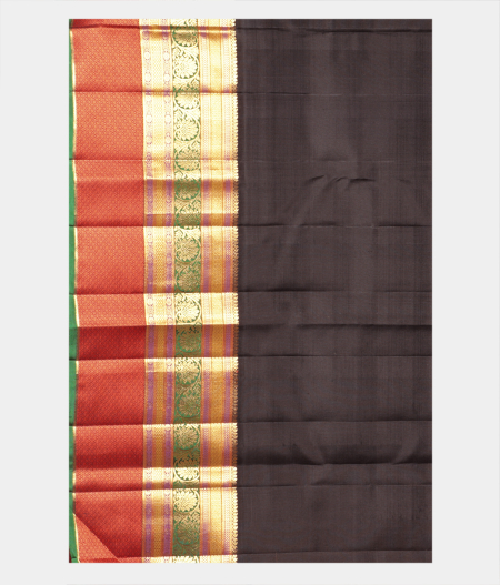 Grey Handwoven Kanjivaram Silk Saree T2179663