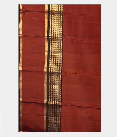 Beige Handwoven Kanjivaram Silk Saree T2132924