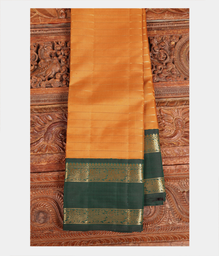 Yellow Handwoven Kanjivaram Silk Saree T217015-image