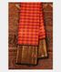 Orange and Maroon Handwoven Kanjivaram Silk Saree T2108801