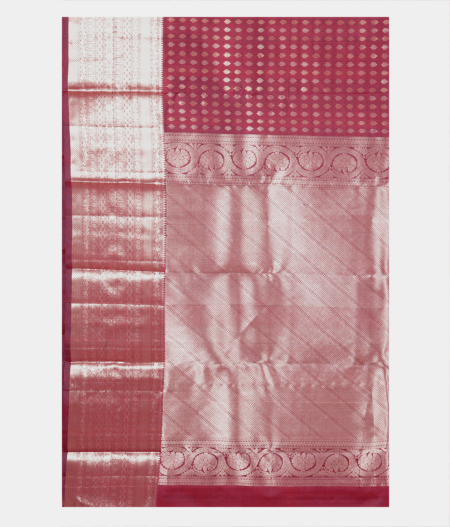 Maroon Handwoven Kanjivaram Silk Saree T2212894