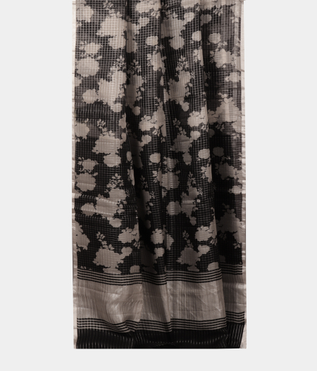 Black Kora Organza Saree T2223082