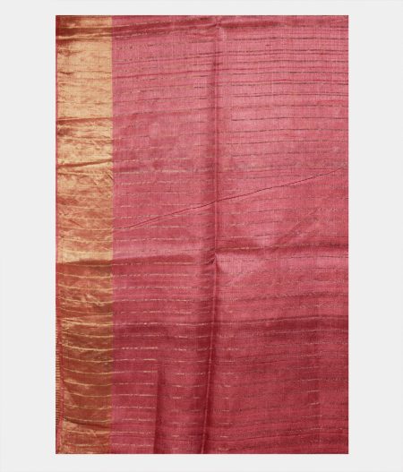 Black Tussar Printed Saree T2154853