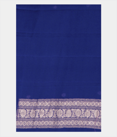 Blue Georgette Silk Saree T2224313