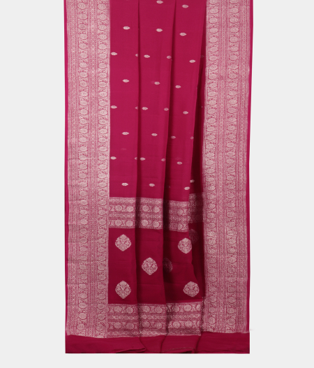 Magenta Georgette Silk Saree T2224272